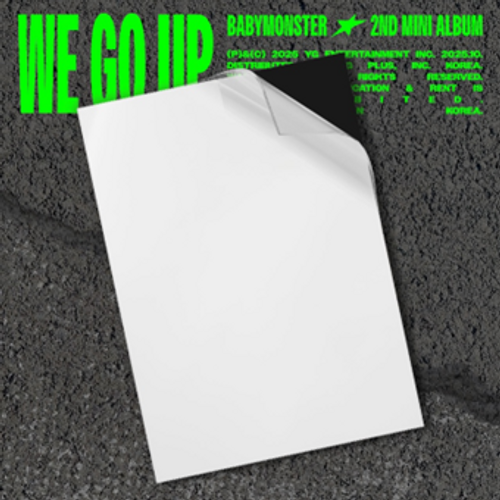 BABYMONSTER - 2nd MINI ALBUM [WE GO UP] (WE Ver.) + Random 2 Photocards (KNPOPS)