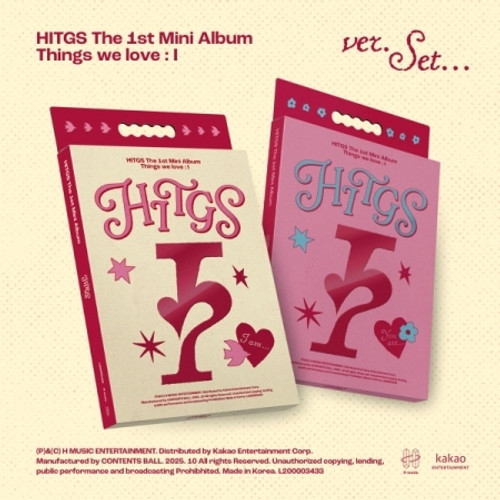 HITGS - The 1st Mini Album - Things we love : I (2types Random Ver.)