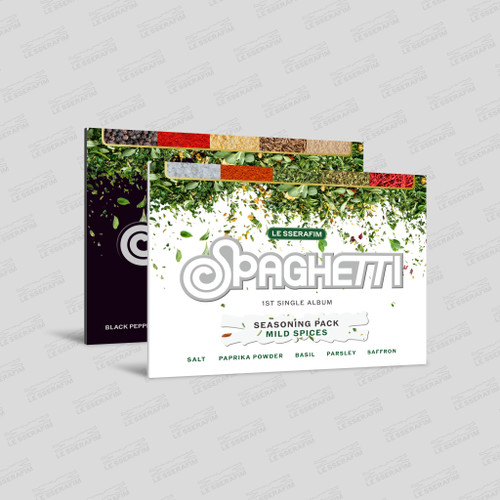 LE SSERAFIM - 1st Single Album 'SPAGHETTI' (Weverse Albums ver.) (2types Random Ver.)