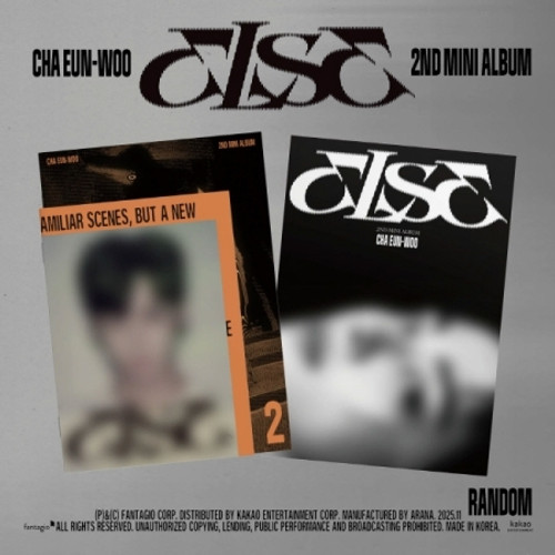 CHA EUN-WOO - 2ND MINI ALBUM <ELSE> (FORM 1 VER. / FORM 2 VER.) (2types Random Ver.) + Random Photocard (SW)