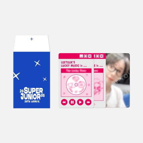SUPER JUNIOR - 20TH ANNIVERSARY LUCKY CARD SET (SHINDONG ver.)