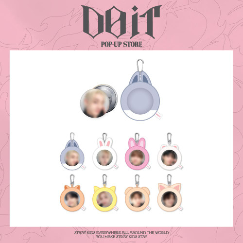 Stray Kids - [DO IT] POP-UP STORE MD : SOFT FACE BADGE & SKZOO COVER SET (Wolf Chan)