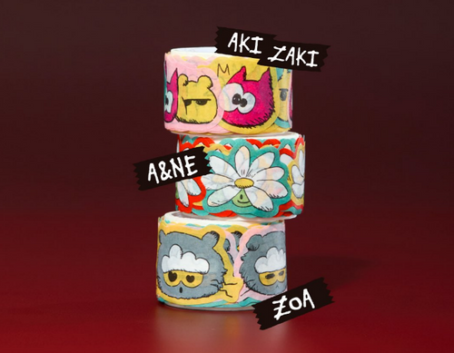 ZO&FRIENDS - ZOAful Winter POP-UP MD : ROLL STICKER (A&NE ver)