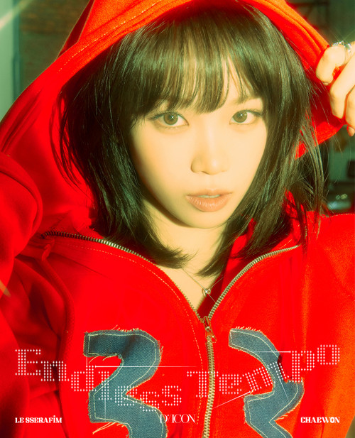 LE SSERAFIM - B-TYPE DICON VOLUME N°32 LE SSERAFIM ENDLESS TEMPO (KIM CHAEWON) + BINDER PAPER TYPE B ON-PACK