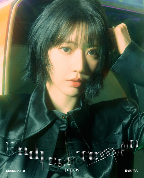 LE SSERAFIM - B-TYPE DICON VOLUME N°32 LE SSERAFIM ENDLESS TEMPO (SAKURA) + BINDER PAPER TYPE B ON-PACK
