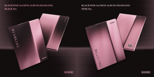 BLACKPINK - 3rd MINI ALBUM [DEADLINE] (BLACK Ver./ PINK Ver.) (2types Random Ver.) + Random Photocard (1 OF 5)