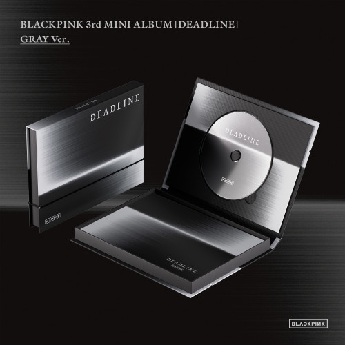BLACKPINK - 3rd MINI ALBUM [DEADLINE] (GRAY Ver.) + 1 random photocard + 1 random shared individual jacket photocard (YG)