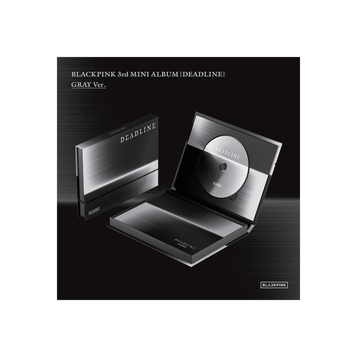 BLACKPINK - 3rd MINI ALBUM [DEADLINE] GRAY Ver. + Weverse Gift (WS)