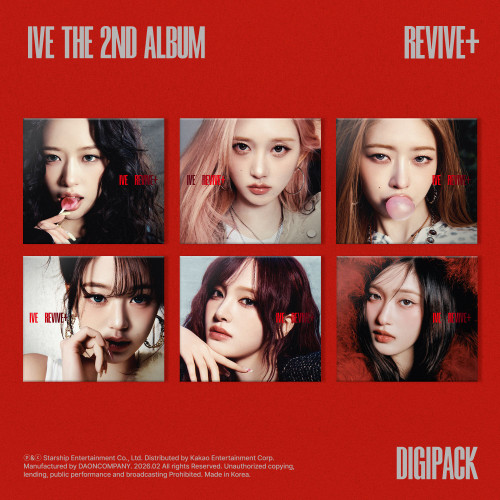 IVE - THE 2ND ALBUM [REVIVE+] (Digipack Ver.) (6types Random Ver.) + Random Photocard (Starship Square)