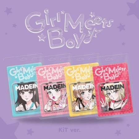 MADEIN - GIRL MEETS BOY (KIT VER.) (4types Random Ver.)