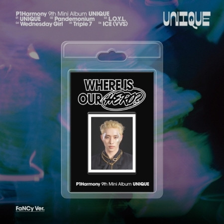 P1HARMONY - 9TH MINI ALBUM [UNIQUE] (FaNCy Ver.)(6types Random Ver.) + Random Photocard (SW)