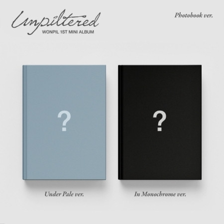 WONPIL (DAY6) - 1st Mini Album [Unpiltered] Photobook Ver. (Under Pale ver./ In Monochrome ver. )(2types Random Ver.) + Random Photocard (BDM)