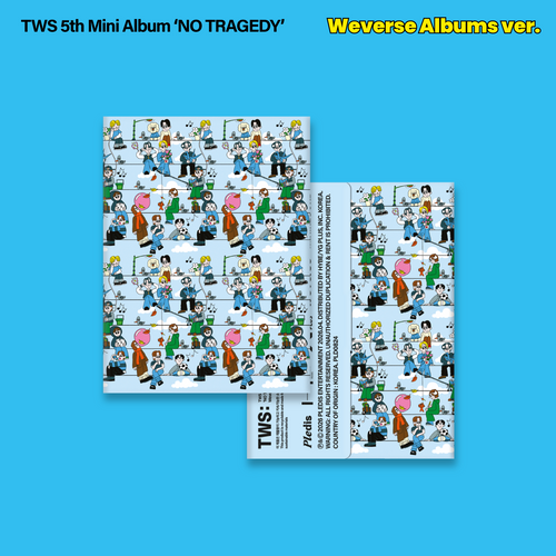 TWS - 5th Mini Album 'NO TRAGEDY' Weverse Albums ver. + Logo Magnet (APPLE MUSIC)