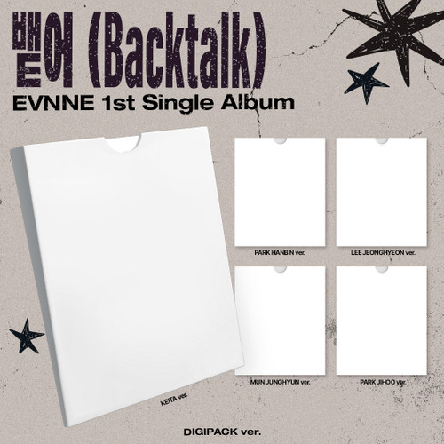 EVNNE - 1st Single Album [Backtalk] DIGIPACK ver. (5types Random Ver.)