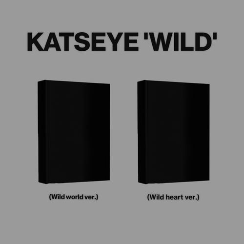 KATSEYE - 'WILD' (Wild world ver. / Wild heart ver.) (2types Random Ver.) + Random Photocard (SW) 