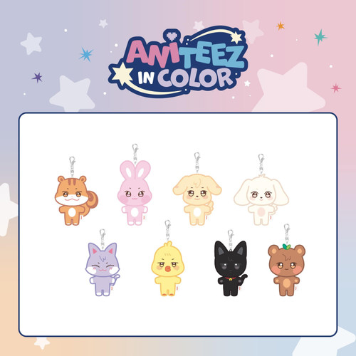 ATEEZ - 'ANITEEZ IN COLOR' MD : ANITEEZ PLUSH KEYRING (bbyongMING