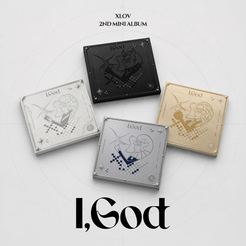 [POP UP LUCKY DRAW] XLOV - 2ND MINI ALBUM [I,God] (I VER./G VER./O VER./D VER.) (4types Random Ver.) + Random Photocard (SW)