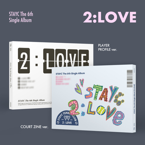 STAYC - The 6th Single Album [2:LOVE] (COURT ZINE ver. / PLAYER PROFILE ver.) (2types Random Ver.) + Random Photocard (APPLE MUSIC)