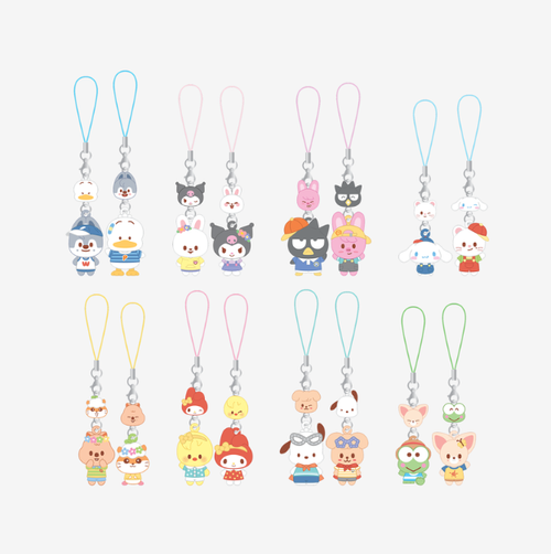 Stray Kids - MINI FIGURE COUPLE KEYRING - SKZOO X SANRIO CHARACTERS (HAN QUOKKA X COROCOROKURIRIN)