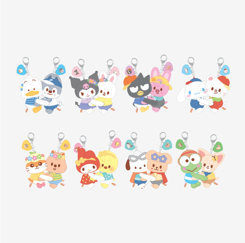 Stray Kids - HUG PLUSH KEYRING - SKZOO X SANRIO CHARACTERS (KEROKEROKEROPPI)