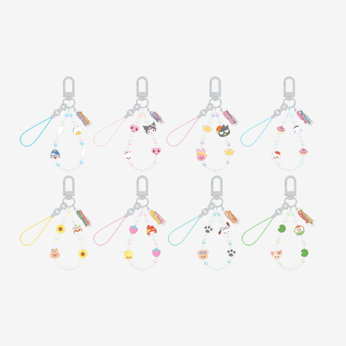 Stray Kids - PHONE BEADS STRAP - SKZOO X SANRIO CHARACTERS (HAN QUOKKA X COROCOROKURIRIN)