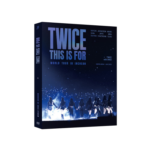 TWICE - [THIS IS FOR] WORLD TOUR IN INCHEON DVD + Photocard SET (FANS SHOP)