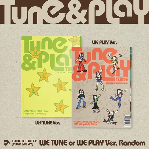 TUIDE - The 1st EP [TUNE & PLAY] WE TUIDE (2types Random Ver.)