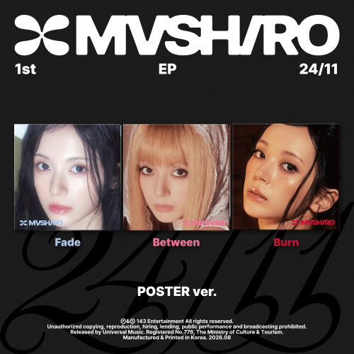 MASHIRO -  [1ST EP : 24/11] (Poster Between ver.)