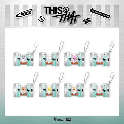 Stray Kids - [WEEK 2] [THIS & THAT] POP-UP STORE MD :  SKZOO CAPSULE ACRYLIC KEYRING (Leebit)