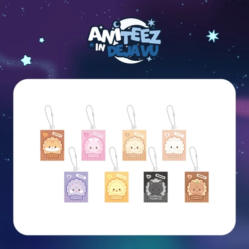ATEEZ - [ANITEEZ IN DEJA VU] MD : RANDOM MINIATURE KEYRING
