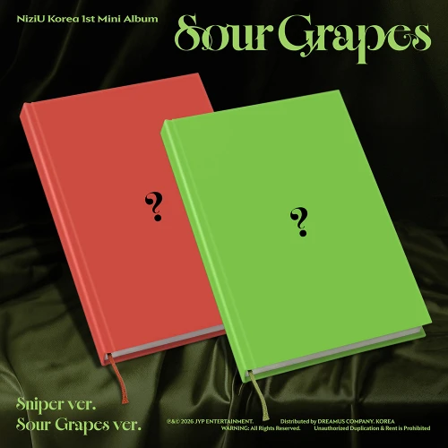 NiziU - 1st Mini Album [Sour Grapes] (Sniper Ver. / Sour Grapes Ver.) (2types Random Ver.)+ Random Photocard (WM)