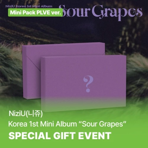 NiziU - 1st Mini Album [Sour Grapes] (Mini Pack PLVE ver.) + Random Photocard (SW)