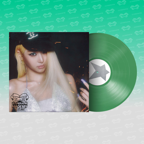 LE SSERAFIM - 2nd Single Album 'Made My Night' Vinyl (SPRING GREEN ver.)