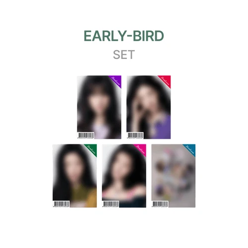 [EARLY-BIRD] ILLIT - 5th Mini Album ‘BREAK EVEN’ (GLLIT ver.) (Set) + Weverse Gift (WS)