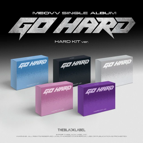 MEOVV - The 3rd Single Album [GO HARD] (HARD KIT ver.) (5types Random Ver.) + Random Photocard (SW)