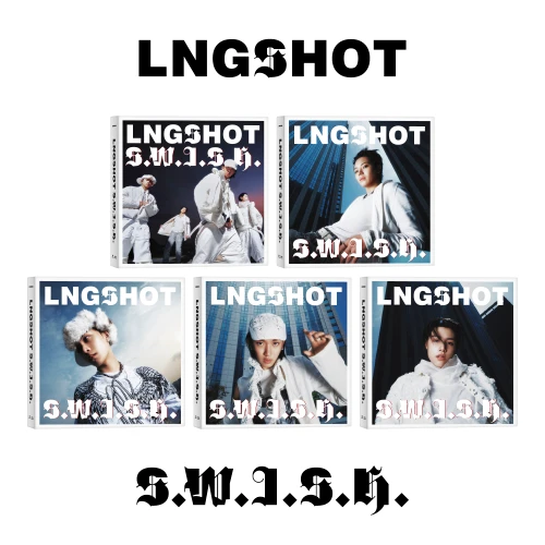 LNGSHOT - LNGSHOT EP [S.W.I.S.H.] (Standard Ver.) (RYUL / OHYUL / WOOJIN / LOUIS / LNGSHOT Ver.)  (5types Random Ver.) + Random Photocard (WM)