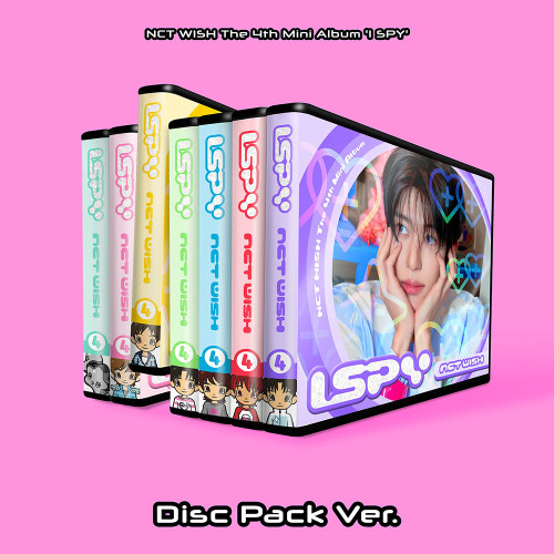 [LUCKY DRAW] NCT WISH - The 4th Mini Album [I SPY] (Disc Pack Ver.) (7types Random Ver.) + Random Photocard (MAKESTAR)