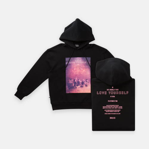 BTS - [Love Yourself In Seoul]  HOODIE  (BLACK_PT)