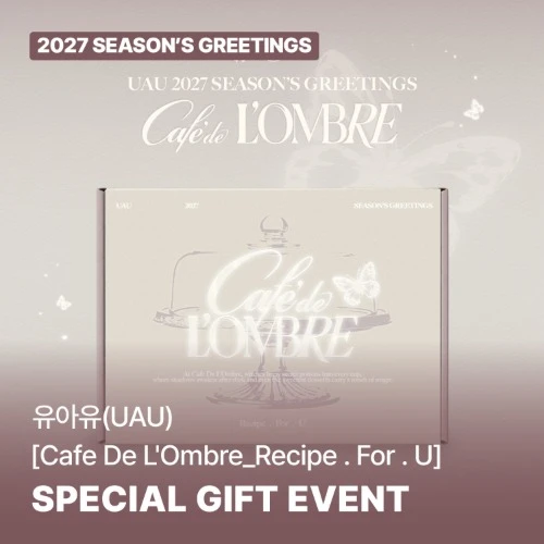 UAU - 2027 SEASON’S GREETINGS [Cafe De L'Ombre_Recipe . For . U] + Random Photocard (SW)