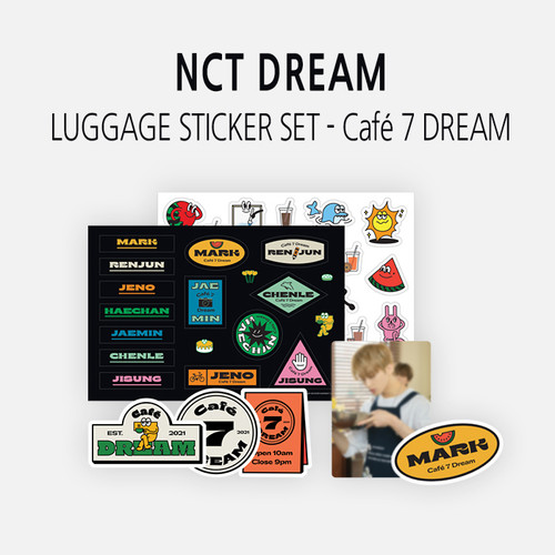 NCT DREAM - LUGGAGE STICKER SET - Café 7 DREAM