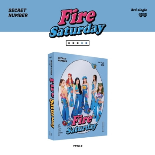 Secret Number -  3rd Single [Fire Saturday] B TYPE ver. + Poster