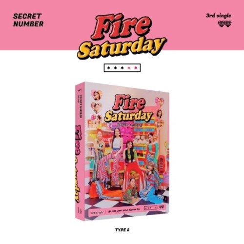 Secret Number -  3rd Single [Fire Saturday] A TYPE ver. + Poster