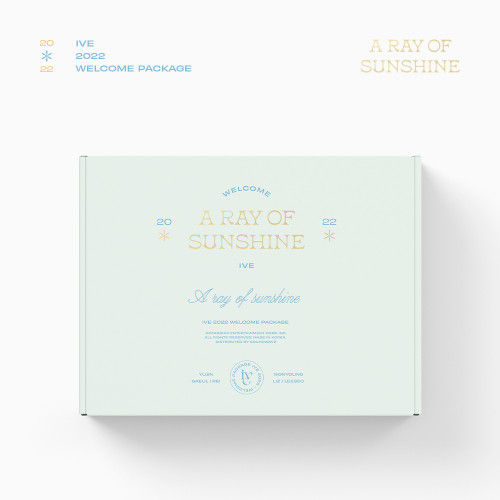 [Starship] IVE - 2022 WELCOME PACKAGE (A RAY OF SNSHINE) + PHOTOCARD SET GIFT 