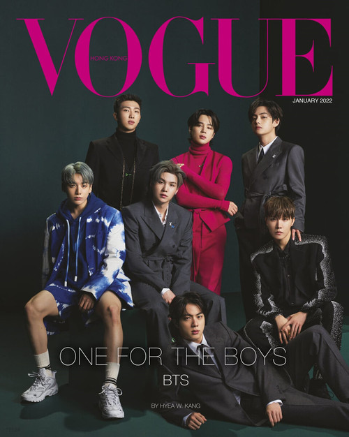 [22/01] HK VOGUE - BTS (Pink type) [Cover by BTS]