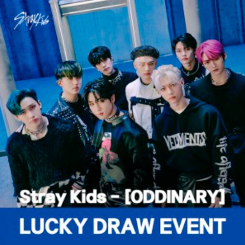 [Lucky Draw Event] Stray Kids - [ODDINARY] SET (PVC Photocard 2pcs+ 4 cut photo 1pcs)