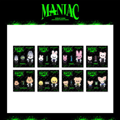 STRAY KIDS - 2ND WORLD TOUR [MANIAC] SKZOO MERCH [DECO STICKER SET]