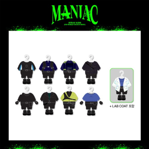 STRAY KIDS - 2ND WORLD TOUR [MANIAC] SKZOO MERCH [OUTFIT / MANIAC VER]