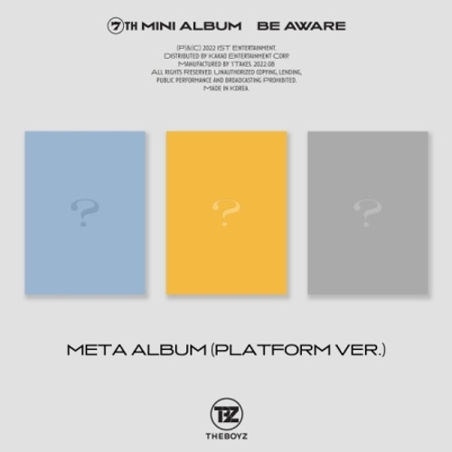 THE BOYZ - 7th Mini Album  [BE AWARE]  META ALBUM Platform ver. RANDOM