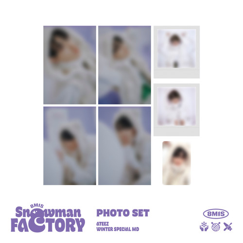 ATEEZ - [SNOWMAN FACTORY] Official MD PHOTO SET (Hongjoong ver.)