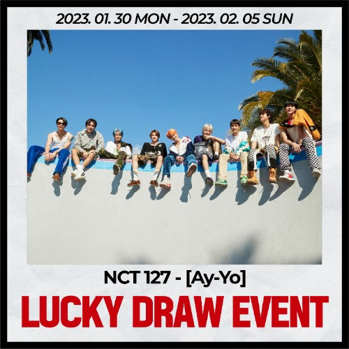 [Lucky draw] NCT 127 - [Ay-Yo] (Random ver.) + Selfie Photocard